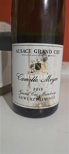 Alzacija Ni doloceno Grand Cru Camille Meyer 2018