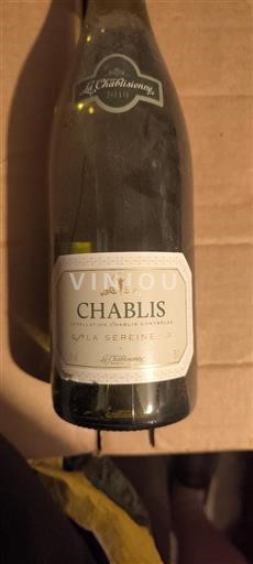Burgundsko Chablis La Chablisienne La Sereine 2016