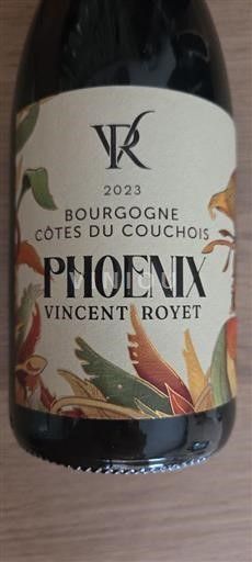 Bourgogne Côtes-du-Couchois Vincent Royet Phoenix 2023