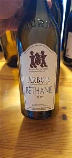 Jura Arbois Fruitière Vinicole Arbois Béthanie 2019