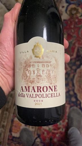 Vénétie Amarone della Valpolicella Villa Maria 2021
