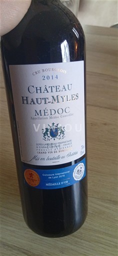 Бордо Медок Cru Bourgeois Château Haut-Myles 2014