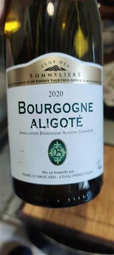 Borgoña Borgoña-Aligoté Famille Brocard 2020