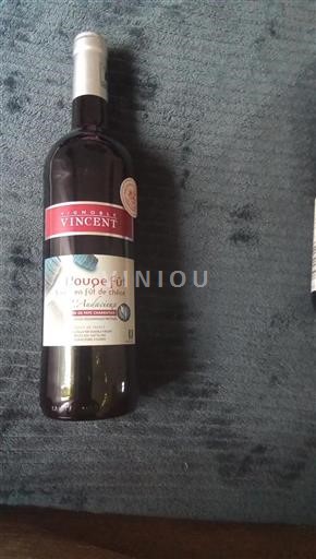 Jugozahod Ni doloceno Vignoble Vincent Rouge Fût de Chêne Neleten.