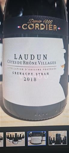 Valle del Ródano No especificado Cordier LAUDUN 2018