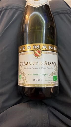 Alsace Crémant d'Alsace Rebmann Không niên vụ