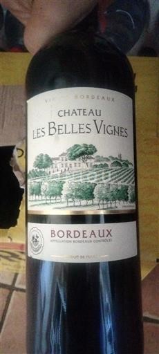 Vin Rouge sec Château Les Belles Vignes Non millésimé France Bordeaux AOC