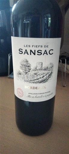 Vin Rouge sec Les Fiefs de Sansac Non millésimé France Bordeaux AOC