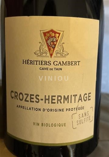 Údolí Rhôny Crozes-Hermitage Héritiers Gambert 2020