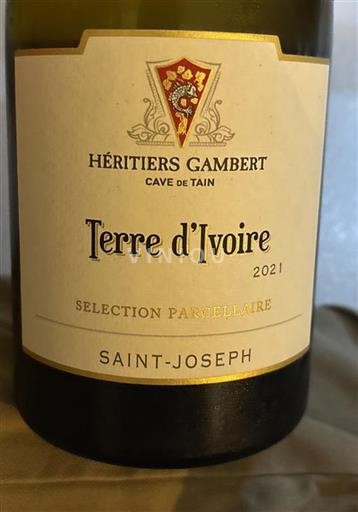 Údolí Rhôny Saint-Joseph Héritiers Gambert Terre d'Ivoire 2021