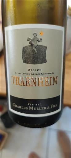 Alsace Charles Muller & Fils Traenheim Icke årgångsbetecknad