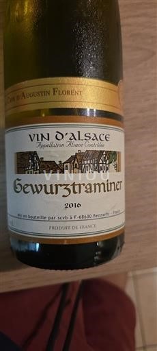 Elsass Grand Cru Cave Augustin Florent 2016