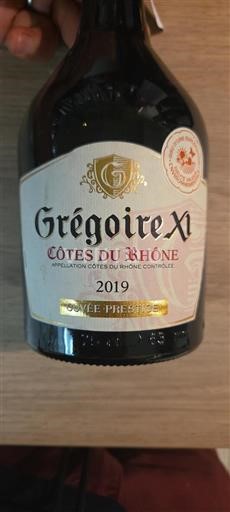 Thung lũng Rhône Côtes-du-rhône Grégoire XI Prestige 2019
