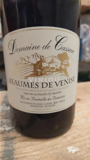 Rhônetal Beaumes de Venise Domaine Cassan 2022