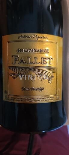 Champaña Champán Fallet Brut Prestige Sin añada