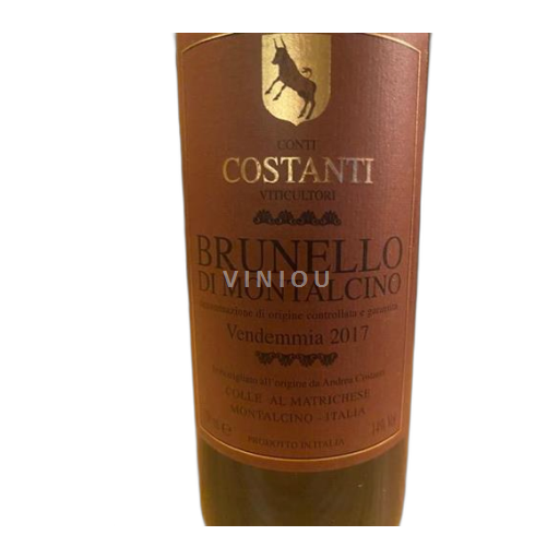 Tuscan Wines Brunello di Montalcino Conti Costanti 2017