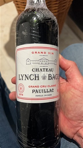Bordeaux Pauillac Grand Cru Château Lynch-Bages 2018