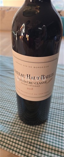 Bordeaux Pessac-Léognan Grand Cru Haut Bailly 2008