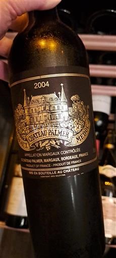 Bordeaux Margaux Grand Cru Château Palmer 2004