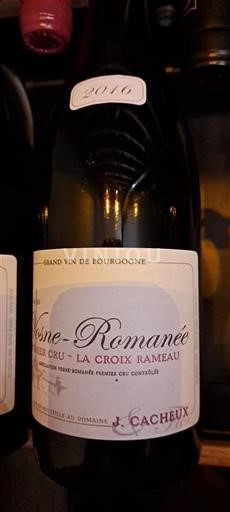Bourgogne Vosne-romanée Premier Cru J. Cacheux La Croix Rameau 2016
