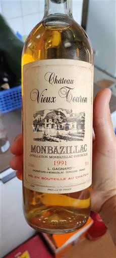 Zuidwest-Frankrijk Monbazillac Château Vieux Touron 1991