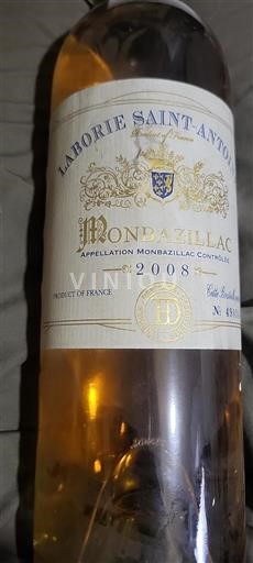 Zuidwest-Frankrijk Monbazillac Laborie Saint-Antoine 2008