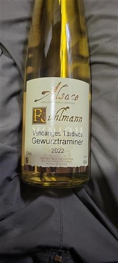 Alsace Vendanges Tardives Ruhlmann 2022