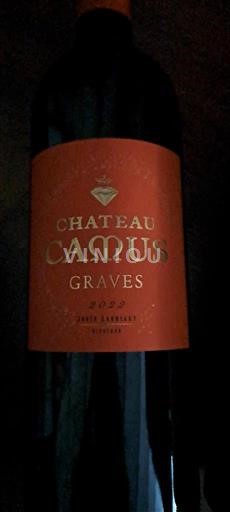 Bordeaux Graves Chateau Camus 2022