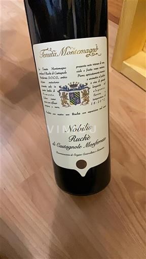 Piamonte Ruché di Castagnole Monferrato Tenuta Montemagno Nobilis 2023