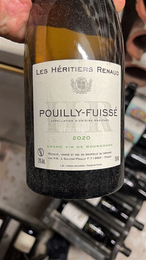 Borgoña Pouilly-fuissé Les Héritiers Renaud 2020