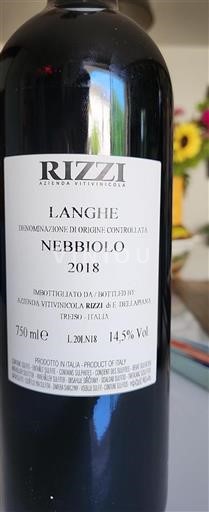 Piamonte Langhe Rizzi 2018