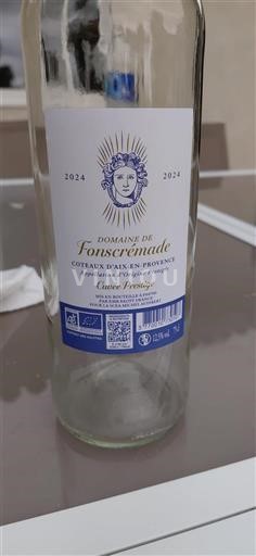 Provence Coteaux d'Aix-en-Provence Domaine Fonscrémade Prestige 2024