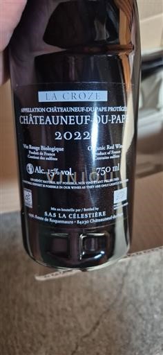 Rhône-dalen Châteauneuf-du-Pape La Célestière La Croze 2022