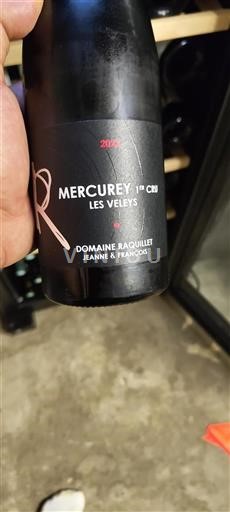 Borgogna Mercurey Premier Cru Domaine Raquillet Les Veley 2022