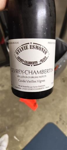Burgundi Gevrey-Chambertin Sylvie Esmonin Vieilles Vignes 2022