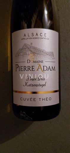 Alsace Grand Cru Domaine Pierre Adam Katzenstegel Théo 2022