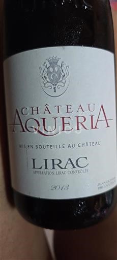 Valle del Rodano Lirac Château Aquéria 2013