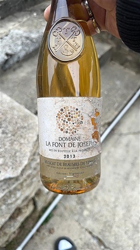 Valle del Rodano Moscato di Beaumes-de-Venise Domaine La Font de Joseph 2013