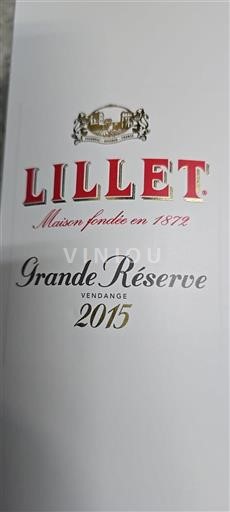 Bordeaux Ikke specificeret Lillet Grande Réserve 2015