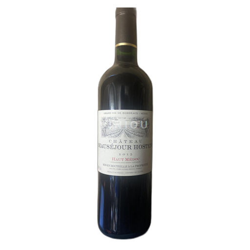 Vin Rouge sec Château Beauséjour Hosten 2015 France Bordeaux Haut-Médoc AOC