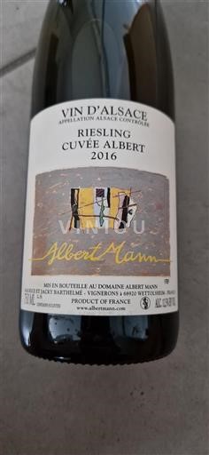 Alsace Grand Cru Albert Mann Albert 2016