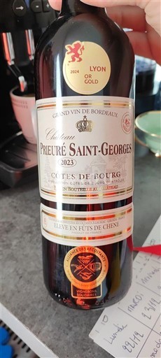 Bordeaux Côtes-de-bourg Château Prieuré Saint Georges 2023