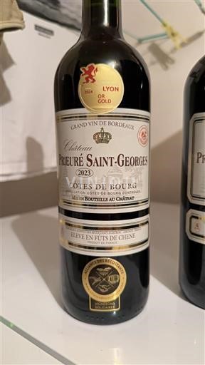 Bordeaux Côtes-de-bourg Château Prieuré Saint Georges 2023