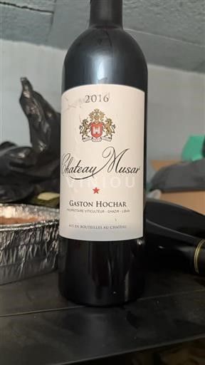 Bekaa Caza de Baalbek Château Musar 2016