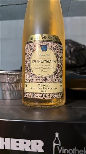 Alsace Muscat Grand Cru Ruhlmann Grand Cru Frankstein 2018