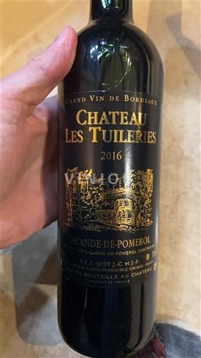 Bordeaux Lalande-de-Pomerol Château Les Tuileries 2016