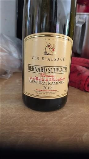 Alsacia Gewurztraminer Grand Cru Bernard Schwach du Moulin de Dusenbach 2019