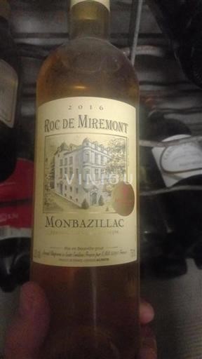 Zuidwest-Frankrijk Monbazillac Roc de Miremont 2016