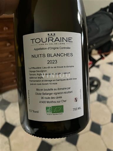 Loiren laakso Touraine Olivier Bellanger Nuits blanches 2023