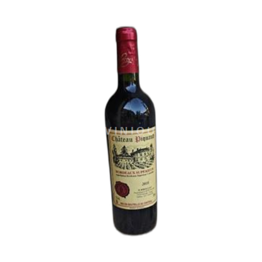Bordeaux Bordeaux Supérieur Château Piquaud Bordeaux supérieur 2018